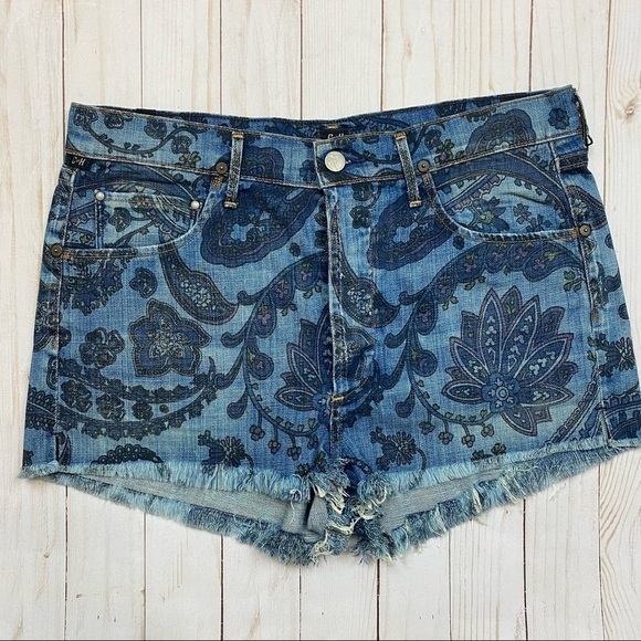 Citizens of Humanity Chloe High Waiat‎ Cut Off Short Morris Wash Size 30 - Picture 4 of 15